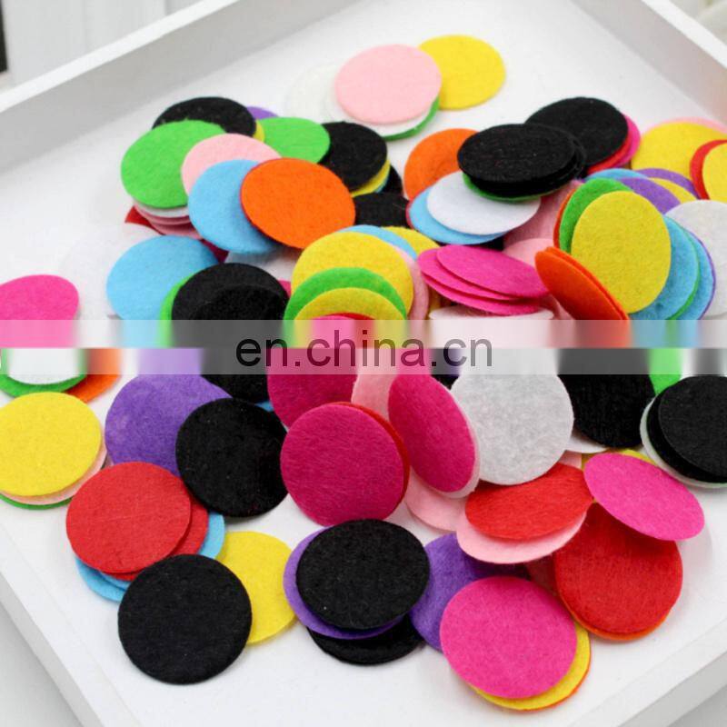 Colorful Color Essential Oils Diffuser Locket Pads Perfume Aroma Locket Replacement felt Pads