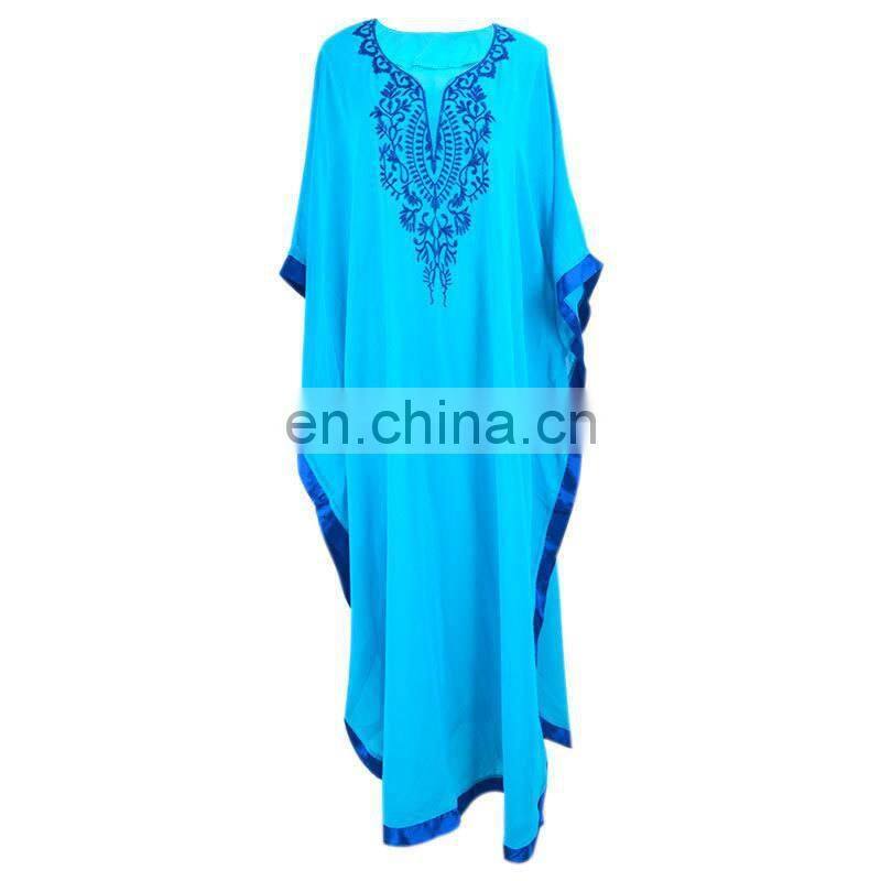 New Plus size Embroidery Chiffon Beach Cover up Long Beach Dress kaftan beach Pareo Ropa de Playa Mujer Womens Beachwear