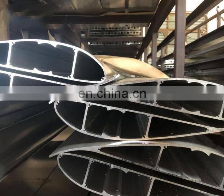 6063 T5 extruded aluminum louvre / oval shaped aluminium industrial profiles / l shape aluminum profile lourve
