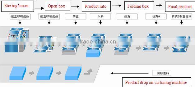 Shenhu Automatic kinder-zahngel cartoning machine (made in China)