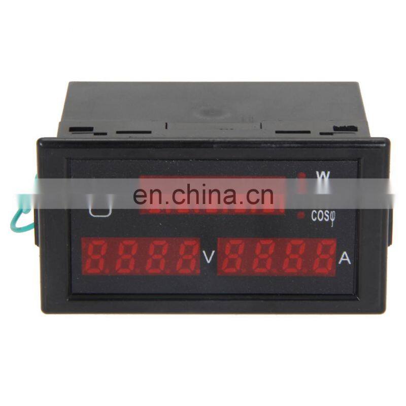 Multi-Function AC200V-450V Digital Ammeter Voltmeter Din Rail LED Volt Meter Display Active Power Electric Energy Meter