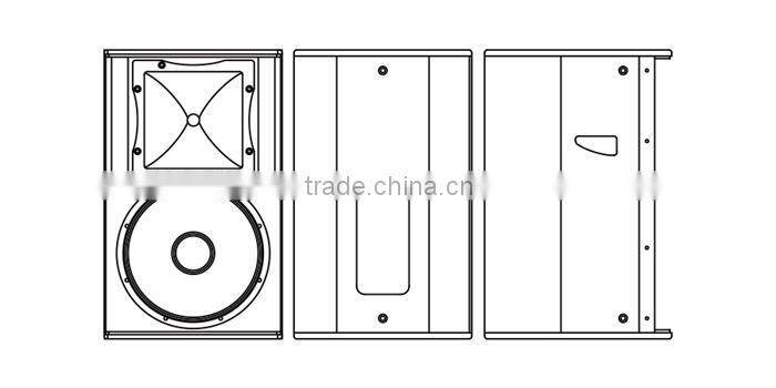 RCF12, trade assurance, 12 inch passive 2-way full range loudspeaker, pro audio