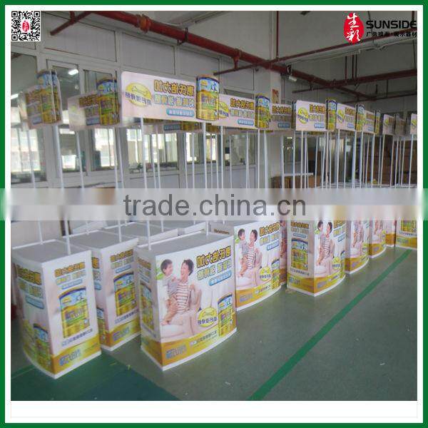 luxury design bamboo promotion table for advertising