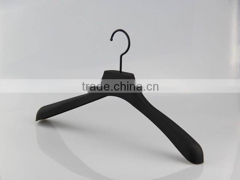 black square hook plastic rubber coated hanger for coats