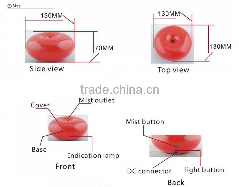Ultrasonic essential oil diffuser/mini ultrasonic humidifier