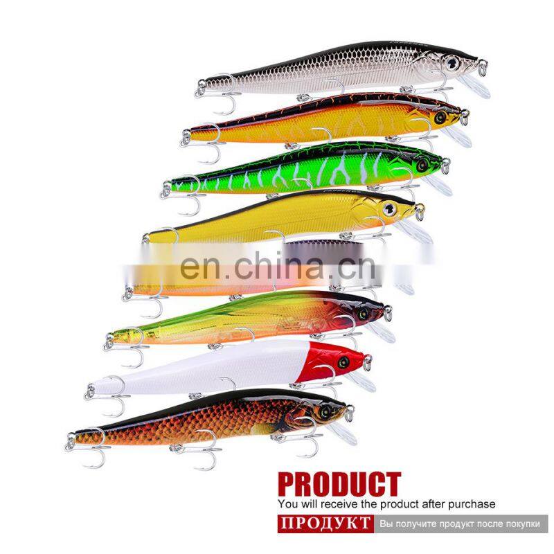 Lure industrial printing bait e-commerce fishing gear wholesale12cm/14gWith gift accessories e black minnow