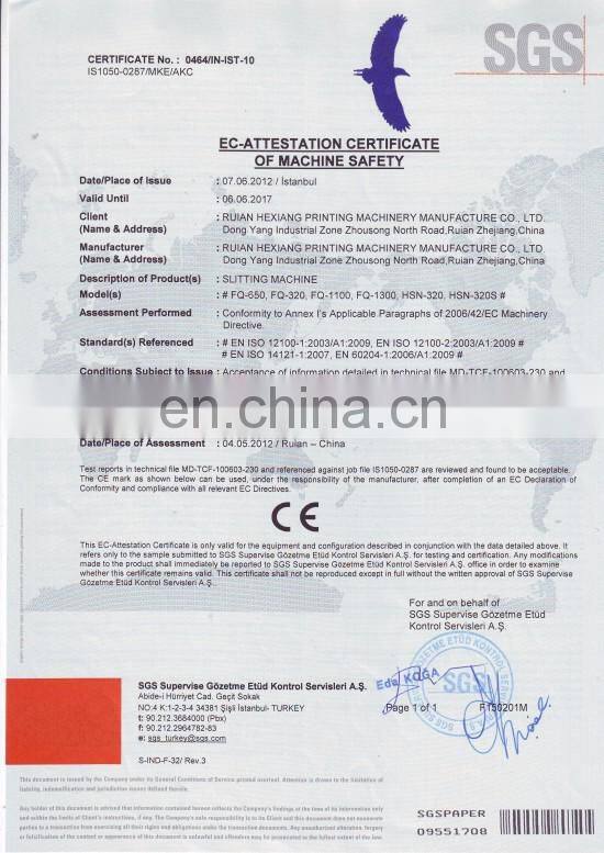 Automatic Plc Control Slitting Rewinding Machine