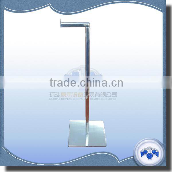 Adjustable metal one way handbags display stand