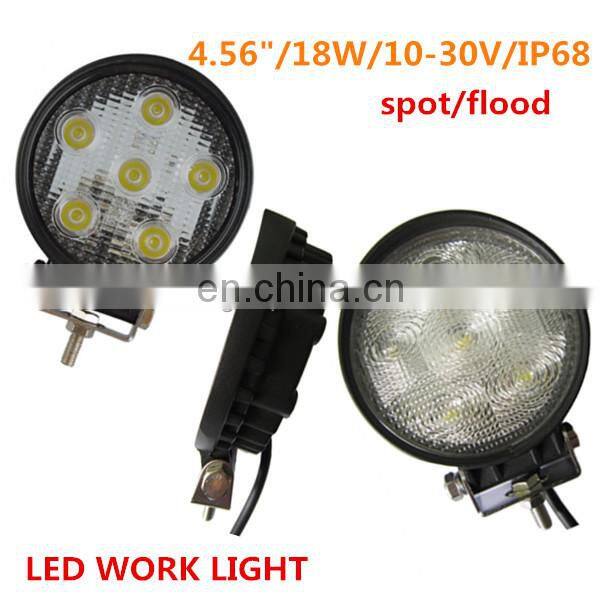 4.5 inch 18w led work light DC10-30V light bar led work lamp LED818W
