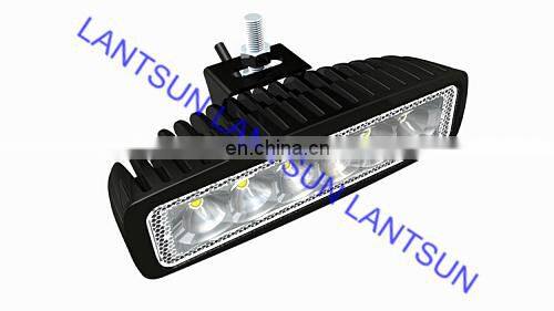 Lantsun LED817W 12 volt aurora led off road light bar 18w LED817