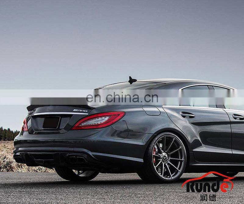 Runde Auto Car Modification Body Parts Carbon Fiber Vorsteiner Style Spoiler Suitable For 2013-2017 Mercedes-Benz CLS350 spoiler
