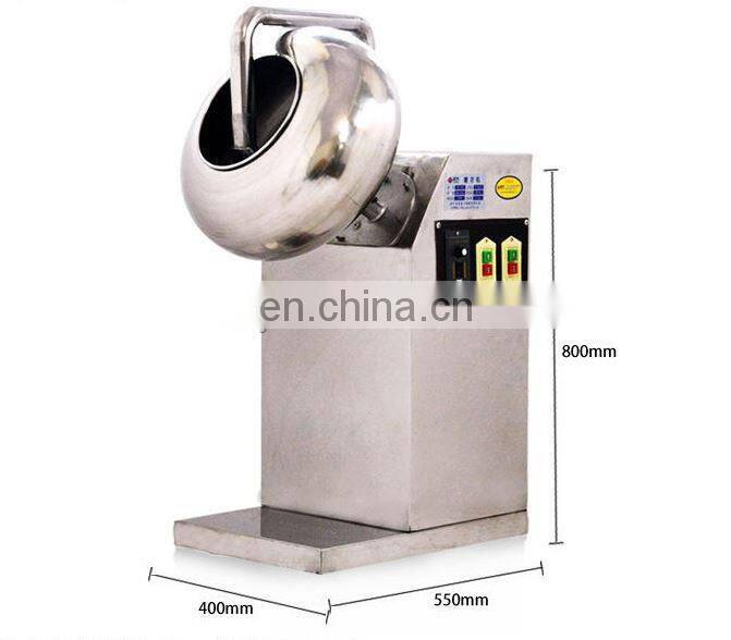 Commercial sugar pot stainless steel sugar coating machine pill coating machine