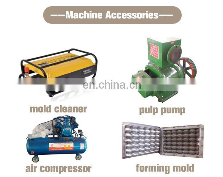 4000 pieces/h Egg tray pulp mold egg tray with lid production line support to customized