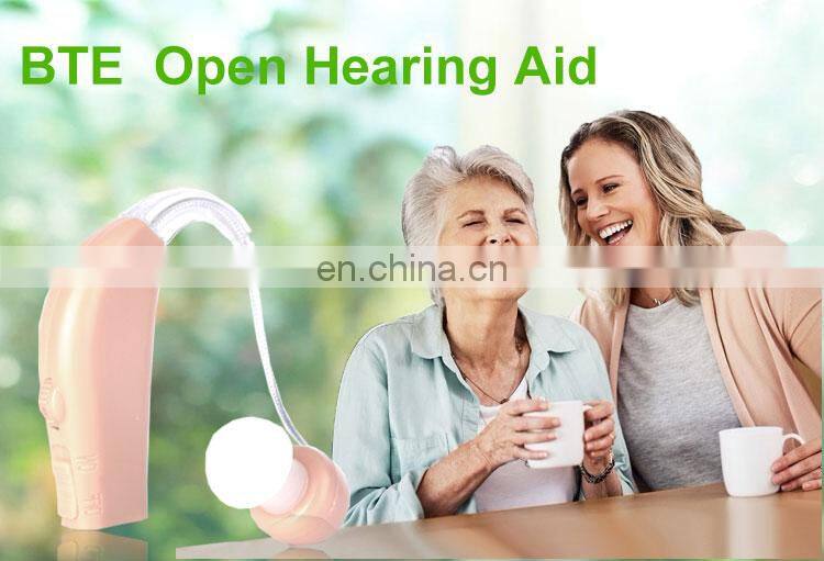 Wholesale OEM Manufacturer Good Price BTE Deaf Aid Noise Reduction Quickly For Deaf Portable Hearing Aids