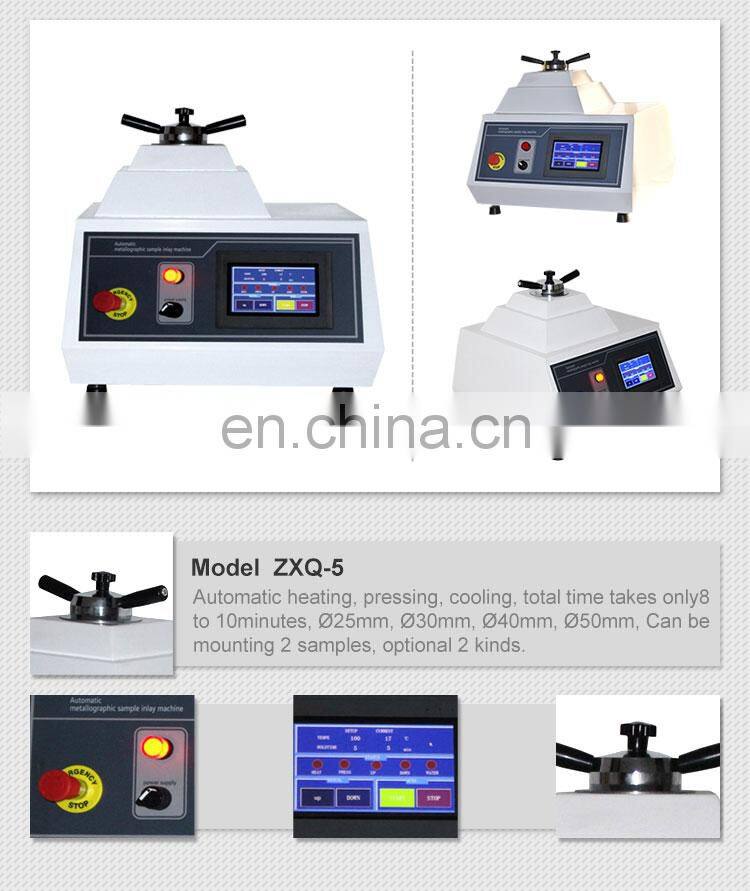 Double-Head Type Metallographic Sample Mounting Press Machine