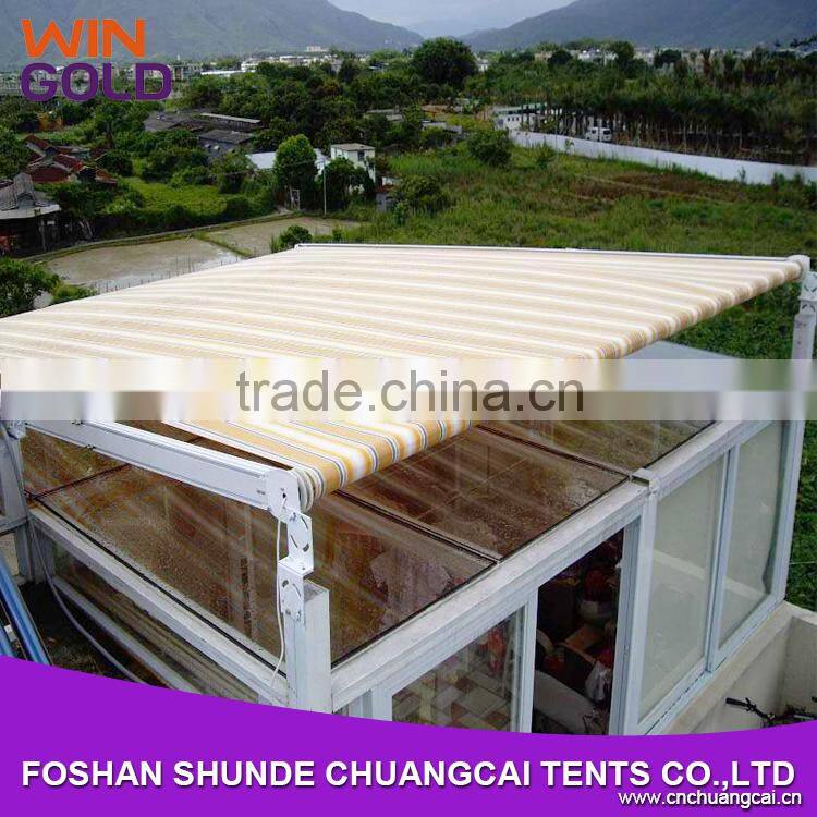 Professional Customized Auto Retractable awnings sunshade awning for outdoor