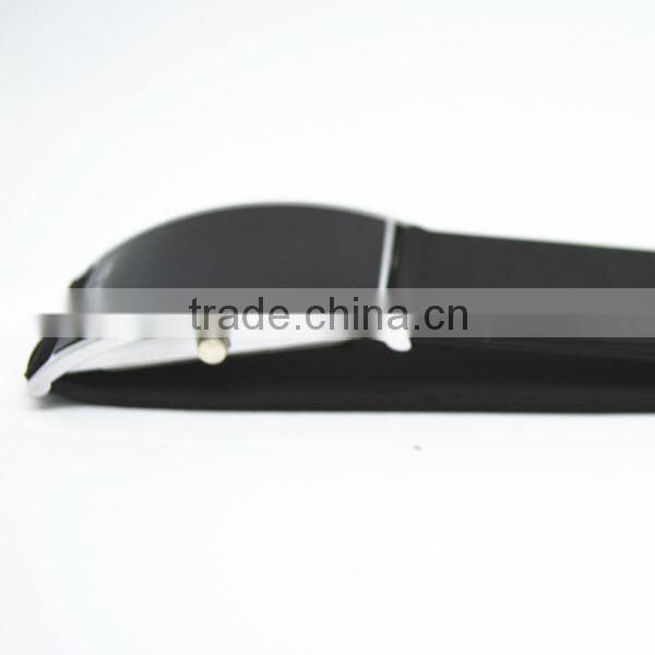 Cheap led watch 2014 made in China PU strap blue digital led lgith cheap led watch