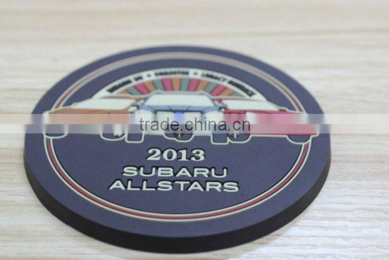 personlized PVC beer mats and coasters, anti-slip silicone coaster and placemats