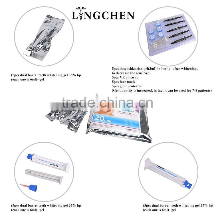 Hot Sale Best Tooth Whitening Kit,home teeth whitening kit/Five-patient Whitening Kit