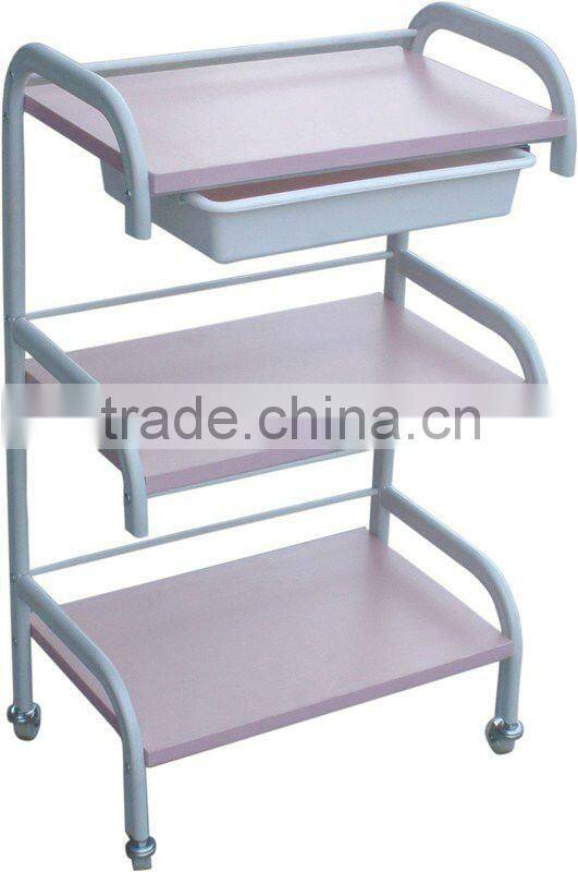high quality beauty trolley , beauty tool cart