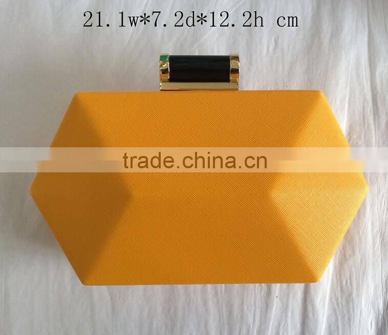ladies bridal evening bags, pu clutch bag made in china