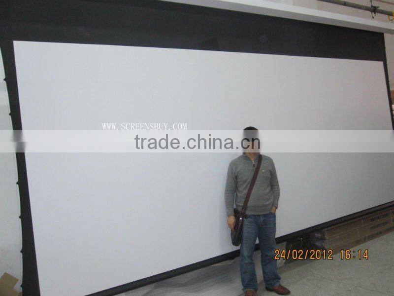 Wedding ceremony motorized screen