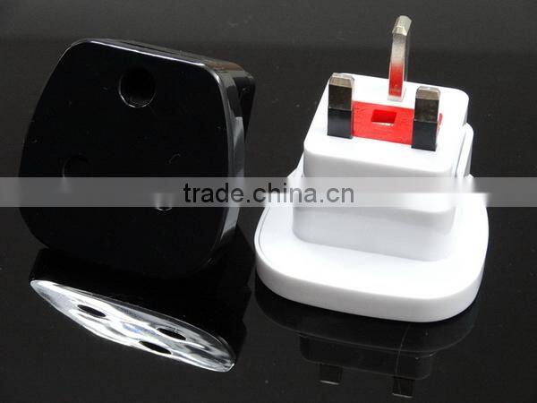SAA Approved Best Price Big South Africa to UK travel adapter/Type G to Type M adapter plug/SAA travel adapter
