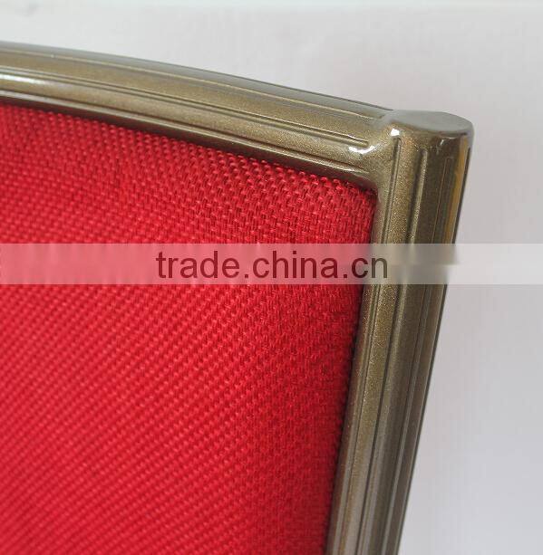 Different colors cheap price wholesale imitated wooden chair for hotel chair, simple design metal dining chair