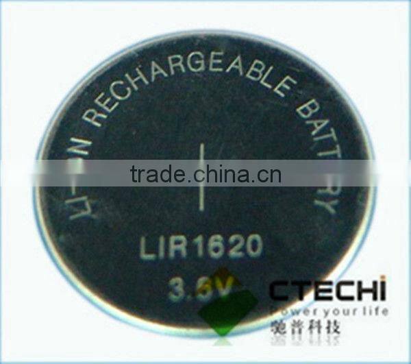 3.6v li-ion rechargeable battery lir2032