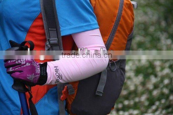 Purple Outdoor ports Golf Hiking Bicycle UV Protection Men Arm Sleeve
