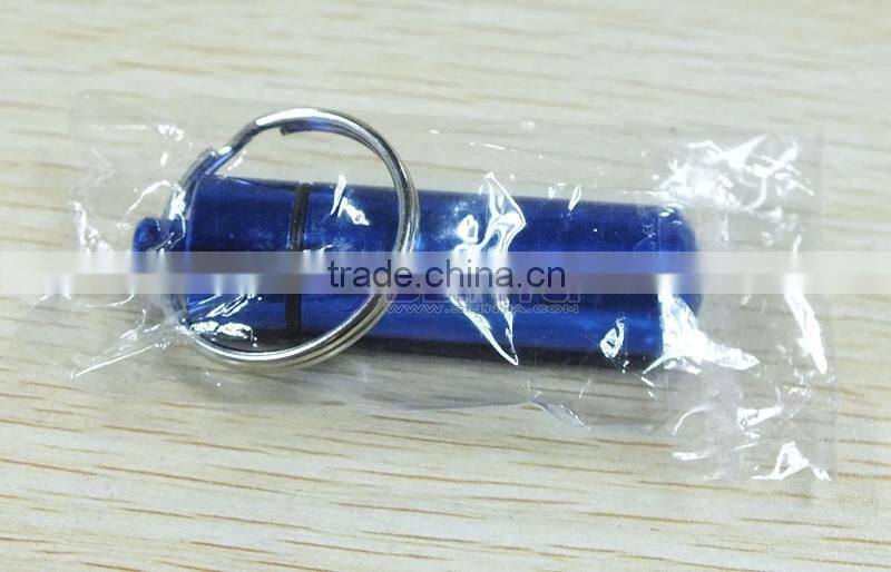 52mm Long 14mm Wide Golden/green/silver Mini Waterproof Portable Pill Bottle