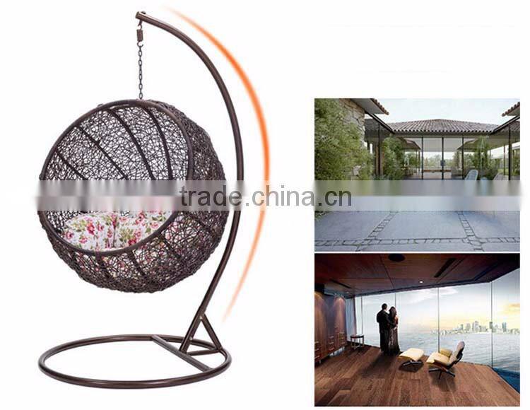 Hammock Rattan Swing Hanging Chair Suspension Seat Lounge Egg Shaped Indoor Swing Chair