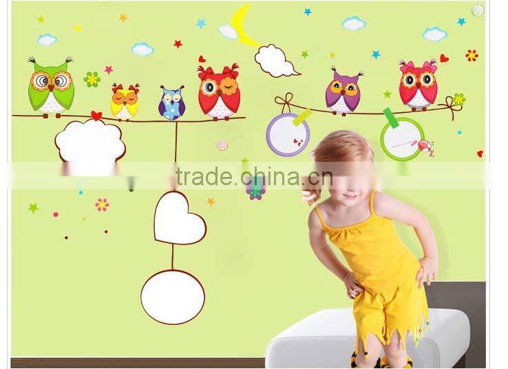 ALFOREVER big size whiteboard owl tree sticker,owl tree decals,owl decals