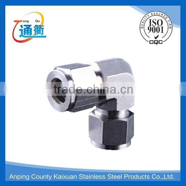 stainless steel 304 or 316 compression fittings,straight union