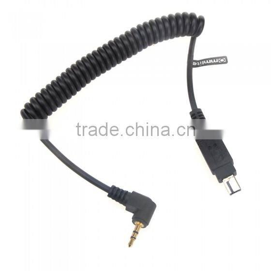 2.5mm Camera Remote spring Cable for Canon Nikon 1C/3C/1N/3N