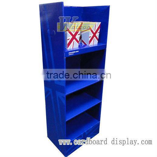 floor cardboard display stand for gift products