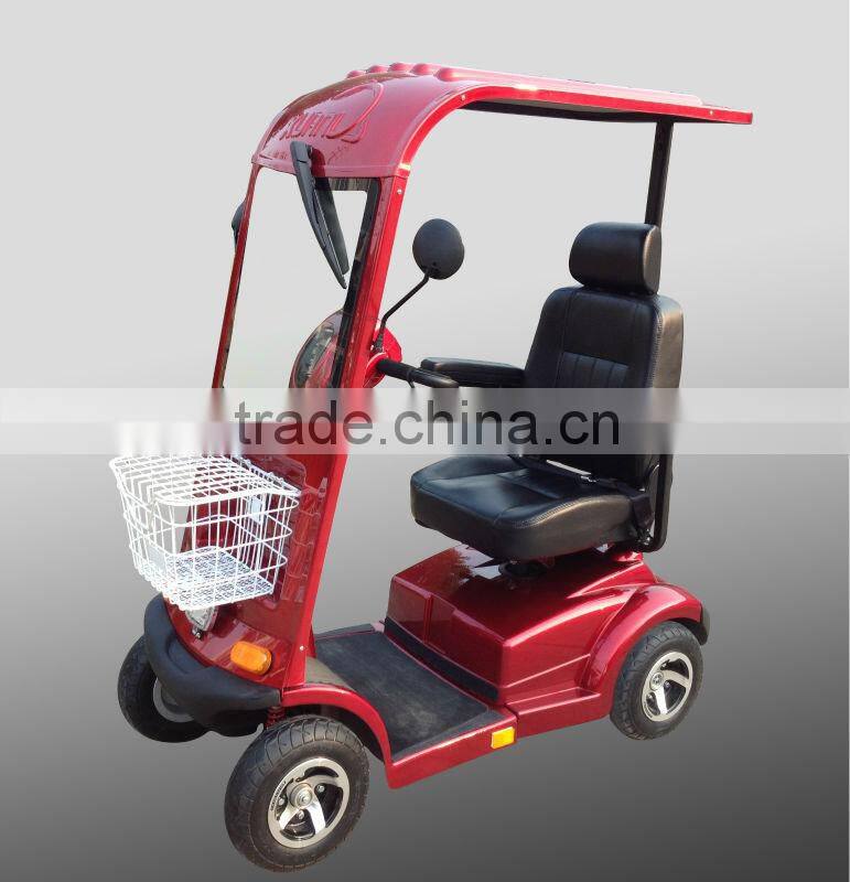 Electric Scooter with Roof