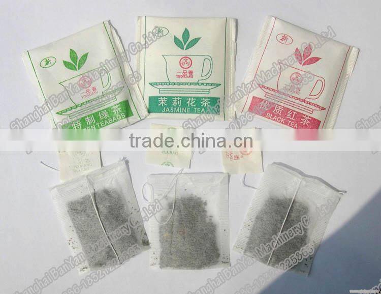 Shanghai Manufacturer EXW price full automatic small tea bag packing machine with inter and outer bags
