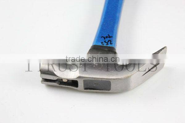 Good Quality Blue Fiber Handle Non-slip Claw Hammer HM1023