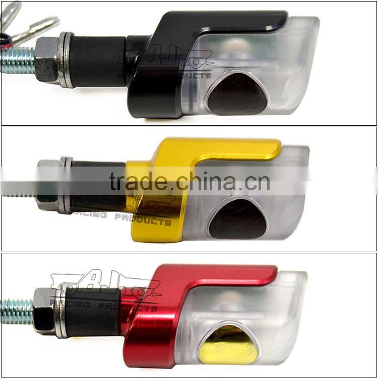 BJ-SL-058 New arrival black housing universal amber LED motorcycle turn signal lights