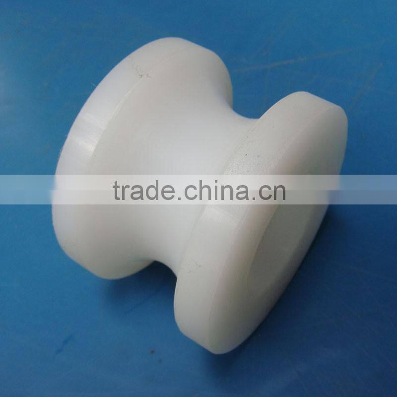 Customized wear-resistant mc nylon plastic rope sheave pulley as per your drawing