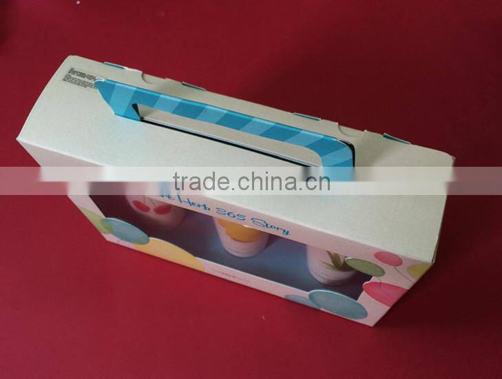 Professional custom high quality, luxury cosmetic gift set packaging box