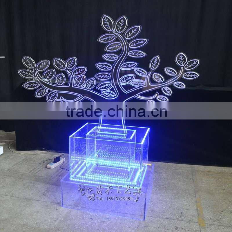 Tree with led light display rack led lighted willow tree