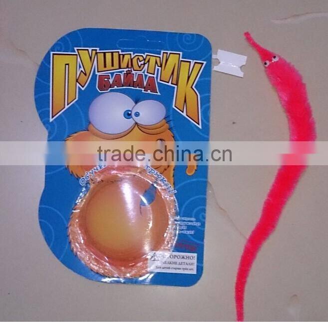 2016 Italy mr fuzzy magic twisty toys 2pcs per blister magic worm tricks