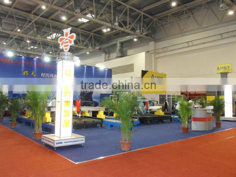 cnc plasma bevel cutting machine high effective dual ESAB plasma souce