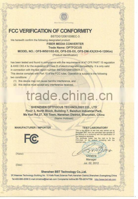 1.25Gbps 3km Single Fiber BIDI SFP Transceiver