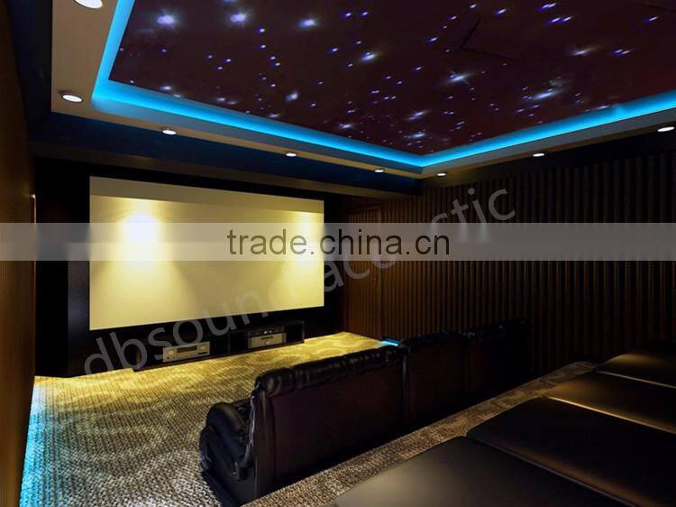 Wooden semi-circle sound absorbing panel