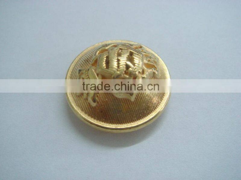 21mm good plating metal alloy four part button for snap