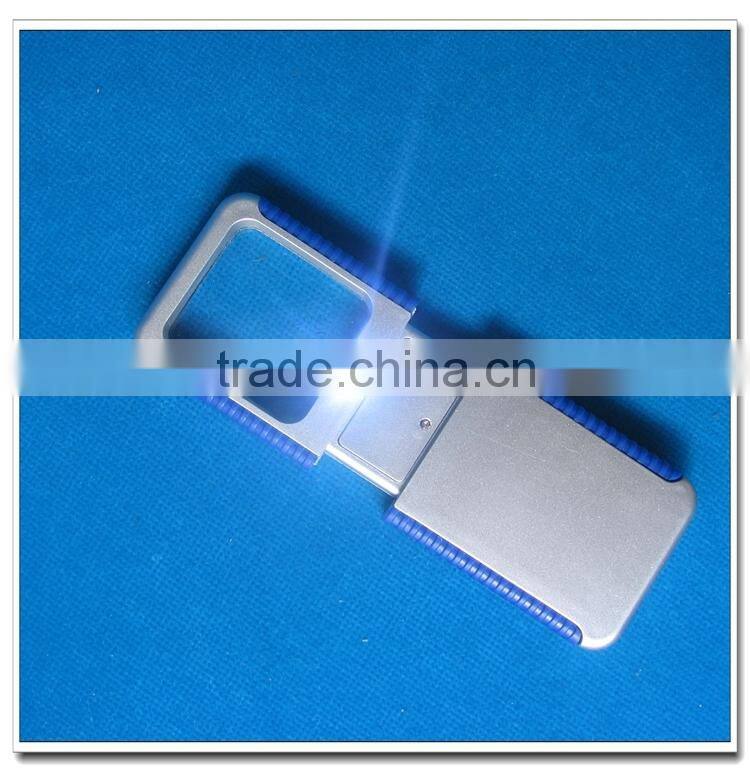 3X hand magnifier with led light for promotion gift