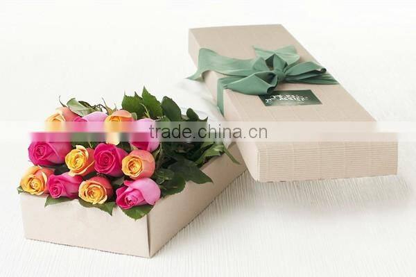 Square flower box, square flower packaging boxes